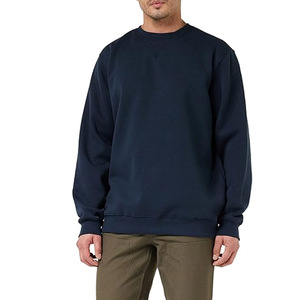 OEM Custom Logo nero oversize felpe girocollo da <span class=keywords><strong>uomo</strong></span> nero grigio manica lunga Casual felpe con cappuccio all'ingrosso - Product Image 6