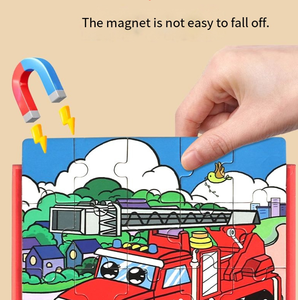 Livre de puzzle magnétique éducatif pour la maternelle, livres pour enfants, jouets de puzzle Tangram éducatifs pour les enfants, garçons et filles - Product Image 4