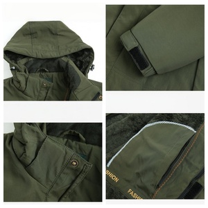 Custom Men's Multifunctional Tactical Soft Shell <strong>Jacket</strong> Windproof Breathable Warm <strong>Long</strong> Zipper Closure <strong>Waterproof</strong> Outdoor <strong>Jacket</strong> - Product Image 5
