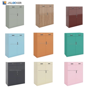 Chất Lượng Cao Giá Bán Buôn Kim Loại Lưu Trữ Tủ Cho Các Trường Học Và Văn Phòng <span class=keywords><strong>2</strong></span> Ngăn Kéo Với 1 Cửa Thấp Tủ Tập Tin Trong Hạt Gỗ - Product Image 2