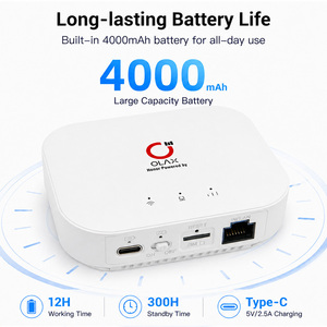 Olax MT30 4G LTE WiFi เราเตอร์150Mbps ช่องเสียบซิมการ์ด4000mAh แบบพกพาความเร็วสูง OEM OEM - Product Image 5