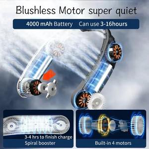 Ventilador de cuello portátil, ventilador eléctrico plegable recargable, ventilador silencioso sin aspas USB para deportes al aire libre - Product Image 5