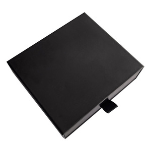 Tuỳ Chỉnh Kraft Giấy 2Mm Độ Dày Tông Chất Liệu Trang Sức Bông Tai Bao Bì Cứng Nhắc Ngăn Kéo Trượt Hộp Quà Tặng Với Ribbon Puller - Product Image 3