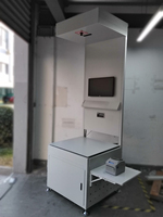 Lecteur de codes-barres QR, téléchargement gratuit, machine de tri de codes-barres, convoyeur robuste, dimensionnement statique, système DWS