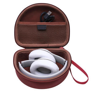 Venta al por mayor EVA bolsa de almacenamiento de auriculares carcasa dura en la oreja Bluetooth estuche para auriculares personalizado EVA caso - Product Image 1