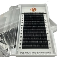 Cils volumineux naturels, faits à la main, en fibres synthétiques, extensions de cils, sans cruauté, véganes, marque privée