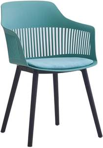 Silla de Comedor Nórdica de Plástico al por Mayor, Silla de Plástico Económica con Brazos para Exteriores, Terrazas, Balcones, Cafeterías, Comedores, Patios, Piscinas y Tiendas - Product Image 5