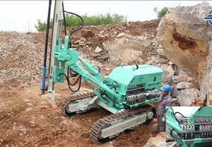 HFQ65 크롤러 디젤 DTH 발파 시추기 (베어링 및 모터 포함) 40m 깊이 90-130mm 직경 광산용 - Product Image 6