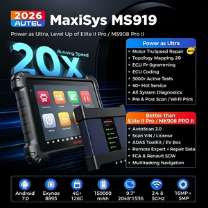 Strumento Diagnostico OBD2 Autel MaxiSys MS919 con Modulo VCMI 5-in-1, Topologia <span class=keywords><strong>2.0</strong></span> e Funzione di Codifica ECU a Livello Concessionario - Product Image 1