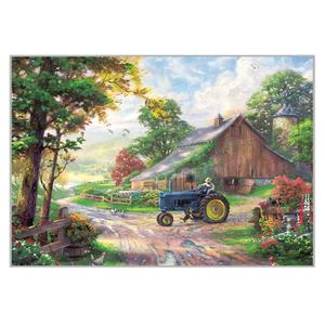 Kits de broderie à l'aiguille écologiques Kits de point de croix imprimés sur toile Kits de broderie en coton d'approvisionnement d'usine - Product Image 1