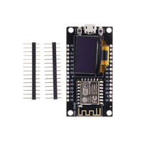 Roarkit NodeMCU ESP8266 papan pengembangan dengan 0.96 inci OLED Display CH340G ESP-12F WiFi modul TYPE-C USB UNTUK Arduino/Micropyt