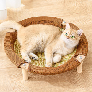 <span class=keywords><strong>Cama</strong></span> Elevada <span class=keywords><strong>para</strong></span> Gatos con Tela Transpirable <span class=keywords><strong>de</strong></span> Ratán o Sisal - Product Image 2