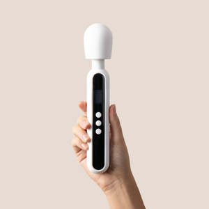 Skin-Soft Silicone Large Size Handheld Flexible Long Vibrator Cordless <b>Personal</b> Wand <b>Massager</b> Vibrator for Women Masturbation - Product Image 5
