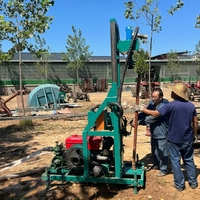 Machine de forage compacte Dolphin à moteur diesel pour puits tubulaires, profondeur 150 m, pour forage de puits d'eau