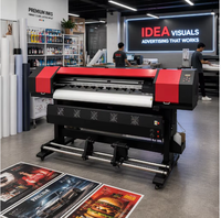 Imprimante jet d'encre éco-solvant 1,3 m à tête unique XP600/I1600E1/I3200E1, haute vitesse, automatique, pour affichage publicitaire visuel
