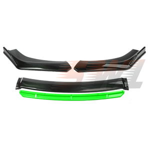 Montaggio segmentato Spoiler anteriore universale labbro anteriore materiale ABS pala anteriore <span class=keywords><strong>kit</strong></span> carrozzeria per la modifica universale auto - Product Image 5