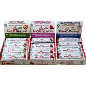 Protein Bar Wrapper Private Label Plastic Chocolate Bar Packaging Protein Bar Wrappers In Display Box