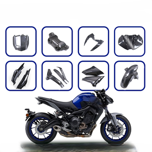 ชุดแต่งแฟริ่งคาร์บอนไฟเบอร์คุณภาพสูง บังโคลนหน้า สำหรับรถมอเตอร์ไซค์ Yamaha MT09 ครบชุด - Product Image 1
