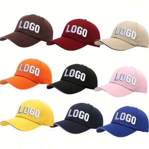 Gorra de béisbol publicitaria de 6 paneles con visera tipo sándwich, de algodón twill, con cubo metálico, el mejor precio, regalo promocional personalizado - Product Image 1