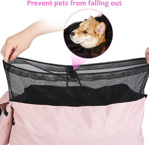 Muestra gratis Accesorios de viaje personalizados Bolsa ajustable para perros Mochila Manos libres Carrier Sling Cat Dog Travel Pet Carrier Mochilas - Product Image 3