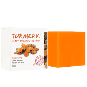 Wholesale Handmade Turmeric <b>Soap</b> Custom Logo Cruelty Free Whitening Ginger Face <b>Soap</b> - Product Image 3