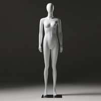 Maniquí de Cuerpo Completo Femenino, Talla Estándar, Brillante, para Exhibición de Ropa