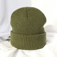 Bonnet thermique doux et chaud en acrylique, tricoté, coloré, avec revers, personnalisable avec logo, pour homme, pour le ski et les activités de plein air, fabrication OEM