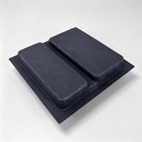 Plateau en pulpe moulée biodégradable sans PFAS, écologique, couleur personnalisée, emballage en pulpe de papier pour cosmétiques, électronique, cadeaux