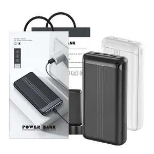 HYTO-Batterie externe pour téléphone portable HYTO, petite et grande capacité 10000mah, charge rapide 2.1a avec double sortie USB