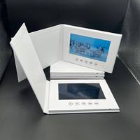 Brochure Video Personalizzata con Schermo LCD HD, Biglietto d'Auguri Digitale, Invito Matrimoniale, Libro Video Pubblicitario Aziendale