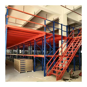 Piano mezzanino resistente con capacità di carico Multi-ton, progettato per supportare scaffalature e attrezzature per <span class=keywords><strong>Pallet</strong></span> industriali - Product Image 4