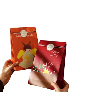 Apple Gift Verpakking Papieren Zak Creative Voor Vriendin Voedsel Afhalen Takeaway Tassen Custom Verpakking Kerst Cadeau Kerst