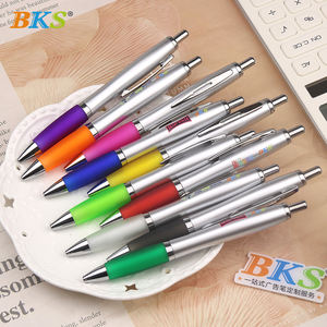 Pena bola Logo kustom 1.0mm tinta Gel biru bahan plastik untuk hadiah promosi personalisasi & merek perusahaan - Product Image 5