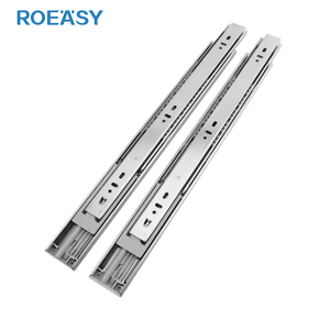ROEASY LOCK 1 45MM 1.1*1.1*1.4MM Full Extension Soft Closing <strong>Drawer</strong> Slide Telescopic Channel <strong>Runner</strong> for Cabinet Furniture - Product Image 3