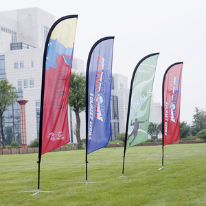 Promotion d'usine personnalisé plume plage drapeau haute qualité publicité extérieure décoration bannière drapeaux pour pneus <span class=keywords><strong>vente</strong></span> - Product Image 3
