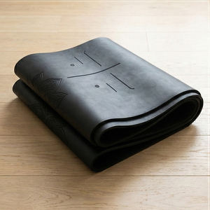 Tapete de <span class=keywords><strong>Yoga</strong></span> de PU de 6mm con Líneas de Alineación para <span class=keywords><strong>Principiantes</strong></span>, Antideslizante, Ecológico, Portátil, Resistente al Estiramiento, Correa de Transporte de Longitud Personalizada - Product Image 6