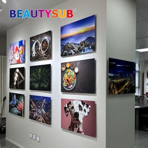 Impressions métalliques HD personnalisées Longstar Beautysub Feuilles d'<span class=keywords><strong>aluminium</strong></span> pour sublimation Panneau photo blanc brillant Impression métallique par sublimation - Product Image 4