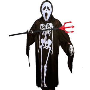 Cosplay Grim Reaper Set para niños disfraz de Halloween y esqueleto fantasma accesorios para decoraciones de fiesta y celebraciones de Halloween - Product Image 5