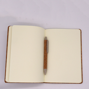 Cubierta de corcho Premium A5, Juego de Cuaderno con bolígrafo de tapa dura, regalo promocional - Product Image 5