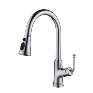 Robinet de cuisine moderne avec douchette extractible pour évier - Product Image 1