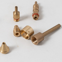 Pièces d'éclairage en laiton usinées CNC sur mesure, composants de lampe usinés avec précision, quincaillerie métallique OEM