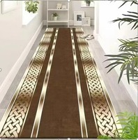 Tapis de couloir rouge 0035, tapis de sol découpable pour hôtel, tapis long épais pour escalier, salon, chambre à coucher
