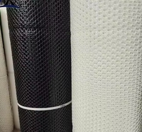 Filet de clôture en plastique vert à mailles plates extrudées pour l'élevage agricole en HDPE 2m * 50m