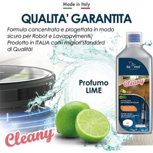 Limpiador de suelos de madera Cleany de marca privada OEM, 1000 ml, aroma a lima, para suelos duros y robots - Product Image 5