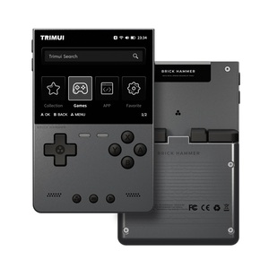 Console de <span class=keywords><strong>jeu</strong></span> portable Trimui Brick Hammer avec écran de 3,2 pouces, système Linux, fabrication de précision CNC, corps entièrement métallique - Product Image 1