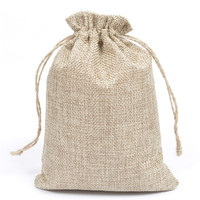 Sacs à cordon en toile de jute personnalisés de haute qualité, nouveau design, durables, avec logo personnalisé, sacs cadeaux à cordon de taille personnalisée