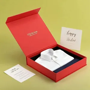 Éxito de Ventas: Caja de Regalo Magnética Rígida de Cartón con Logotipo Personalizado, para Ropa - Product Image 1