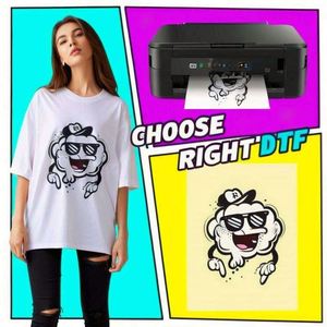 Diseños de Transferencia Listos para Prensar, Película Transparente de PET para DTF en Rollo - Product Image 2