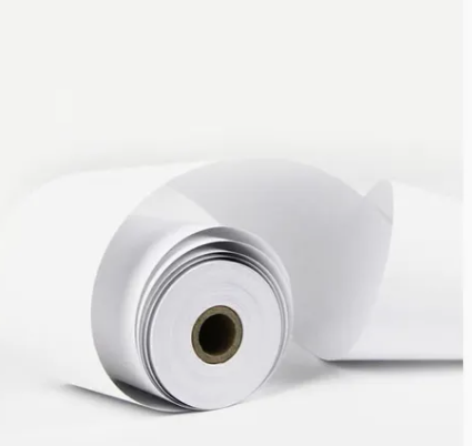 58mm 57X30 Custom Thermal Fax Coreless Paper Roll 80X80mm 55GSM 36-in Till Rolls Price for Printer