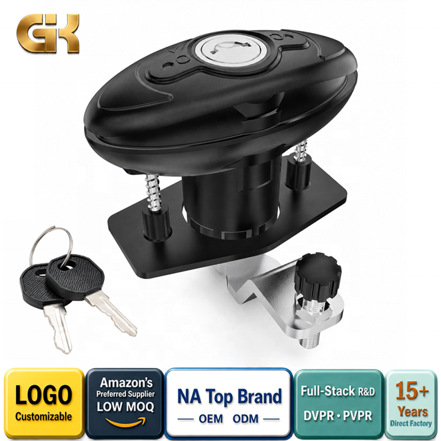 Smart Carbon Steel Truck Trailer RV Entrance Door Lock with Paddle Handle and Window Latch Model A6503 Key Operated